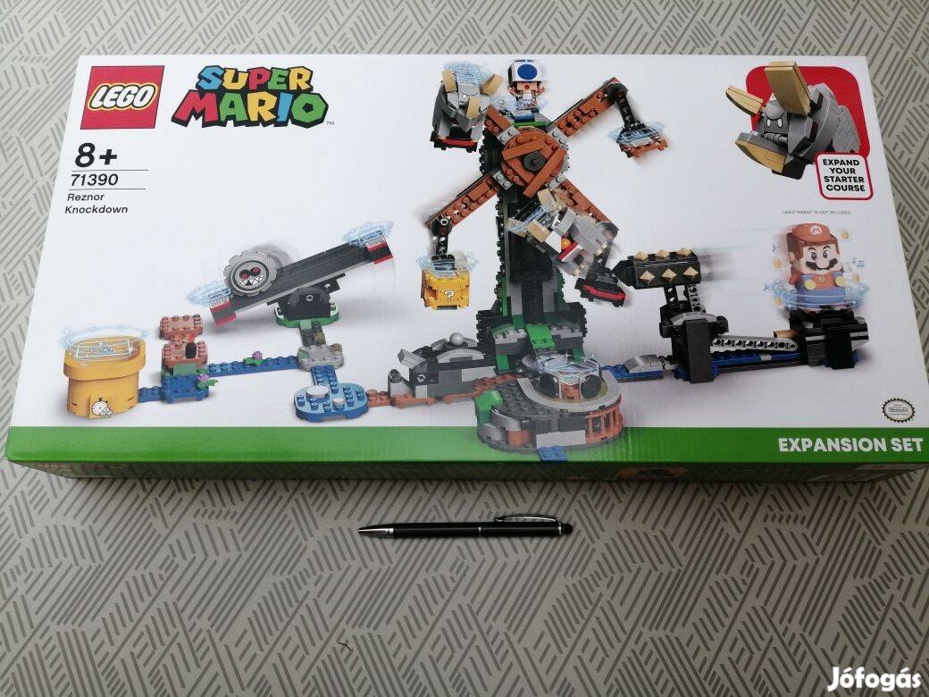 Új LEGO Supermario-Reznor Knockdown-71390 kiegészítő szuperszett