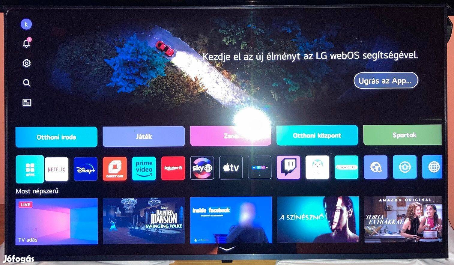 Új LG 43UR73003LA 43" 108 cm UHD 4K smart led tv