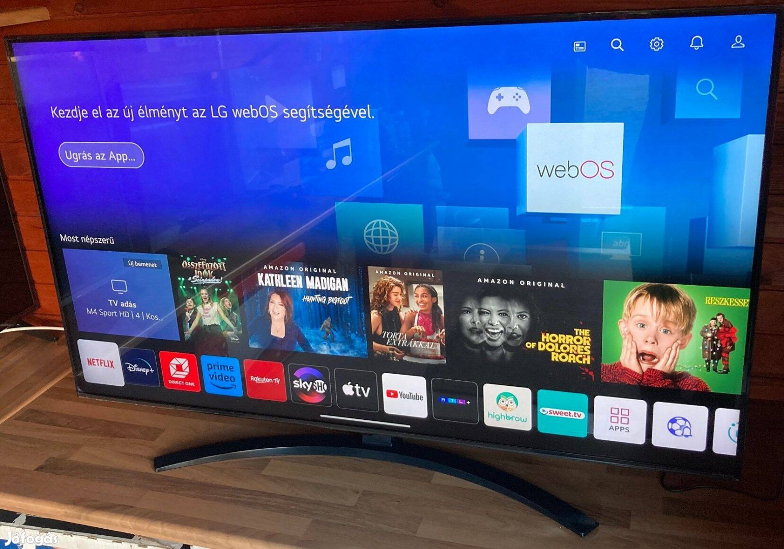 Új LG 55Nano763QA 55" 140 cm Nanocell UHD 4K smart led tv