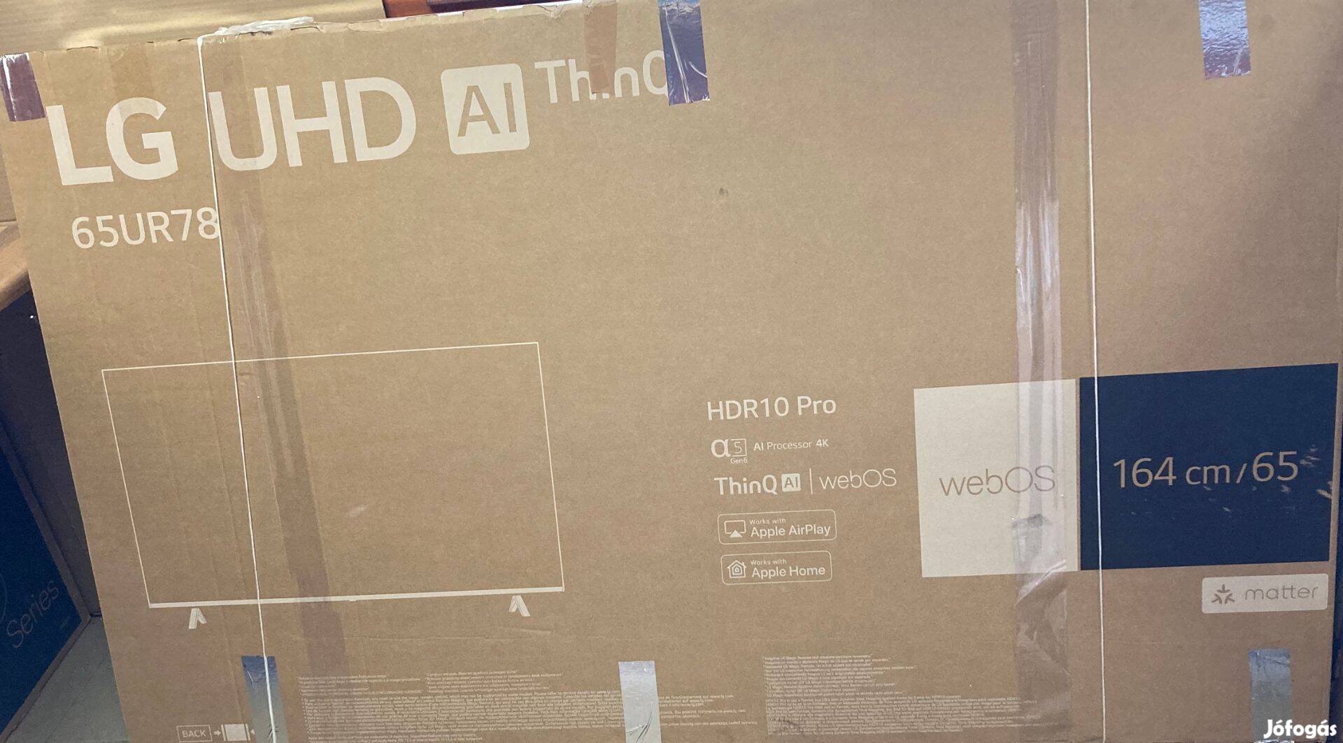 Új LG 65UR78003LK 65 165 cm UHD 4K smart led tv