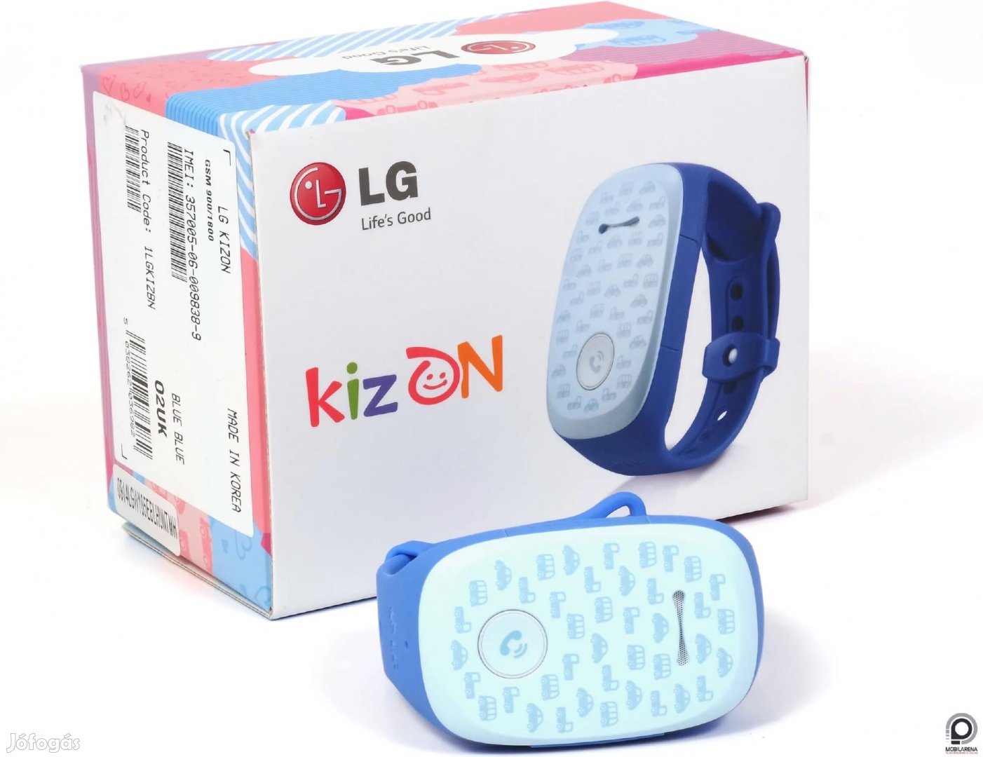 Új LG Kizon Okosóra/Karpánt - Kék, Telekom