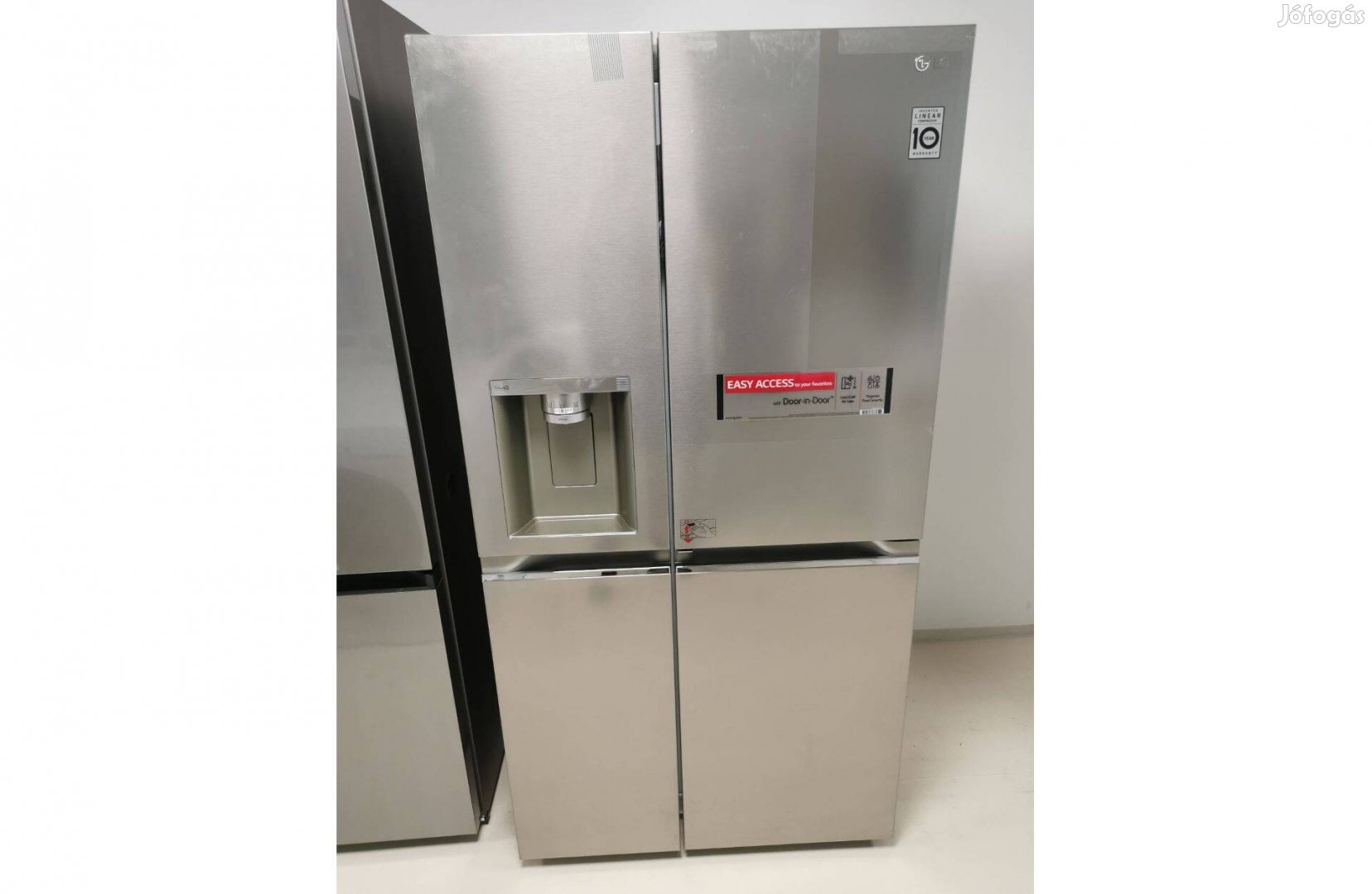 Új LG Side by Side amerikai hűtőszekrény,635l,Door in door, víztartály
