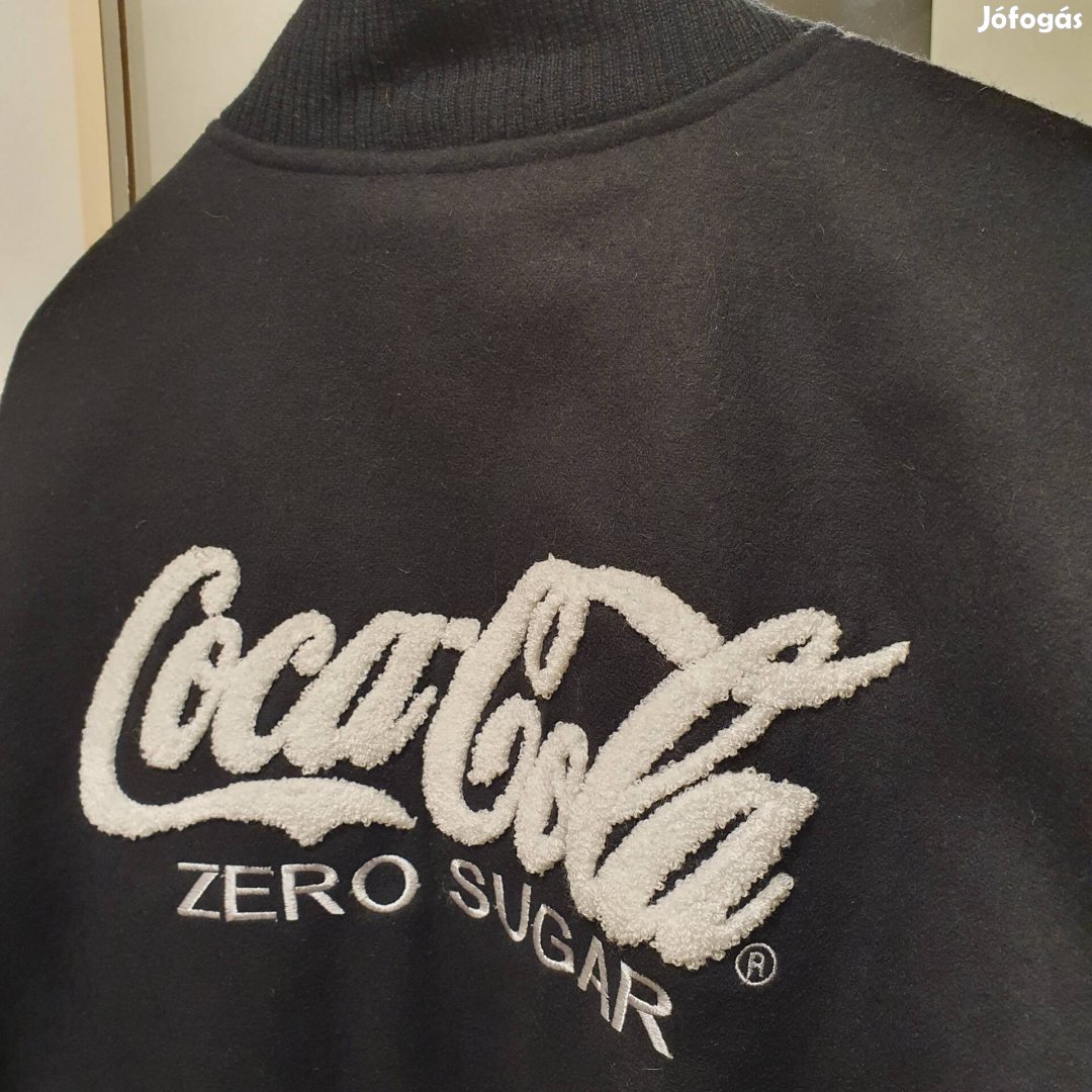 Új L-es Coca-Cola varsity baseball bomber dzseki kabát