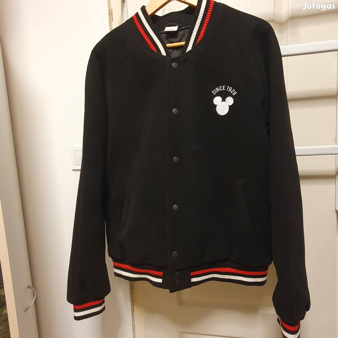 Új L-es limitált Disney X varsity baseball bomber dzseki kabát