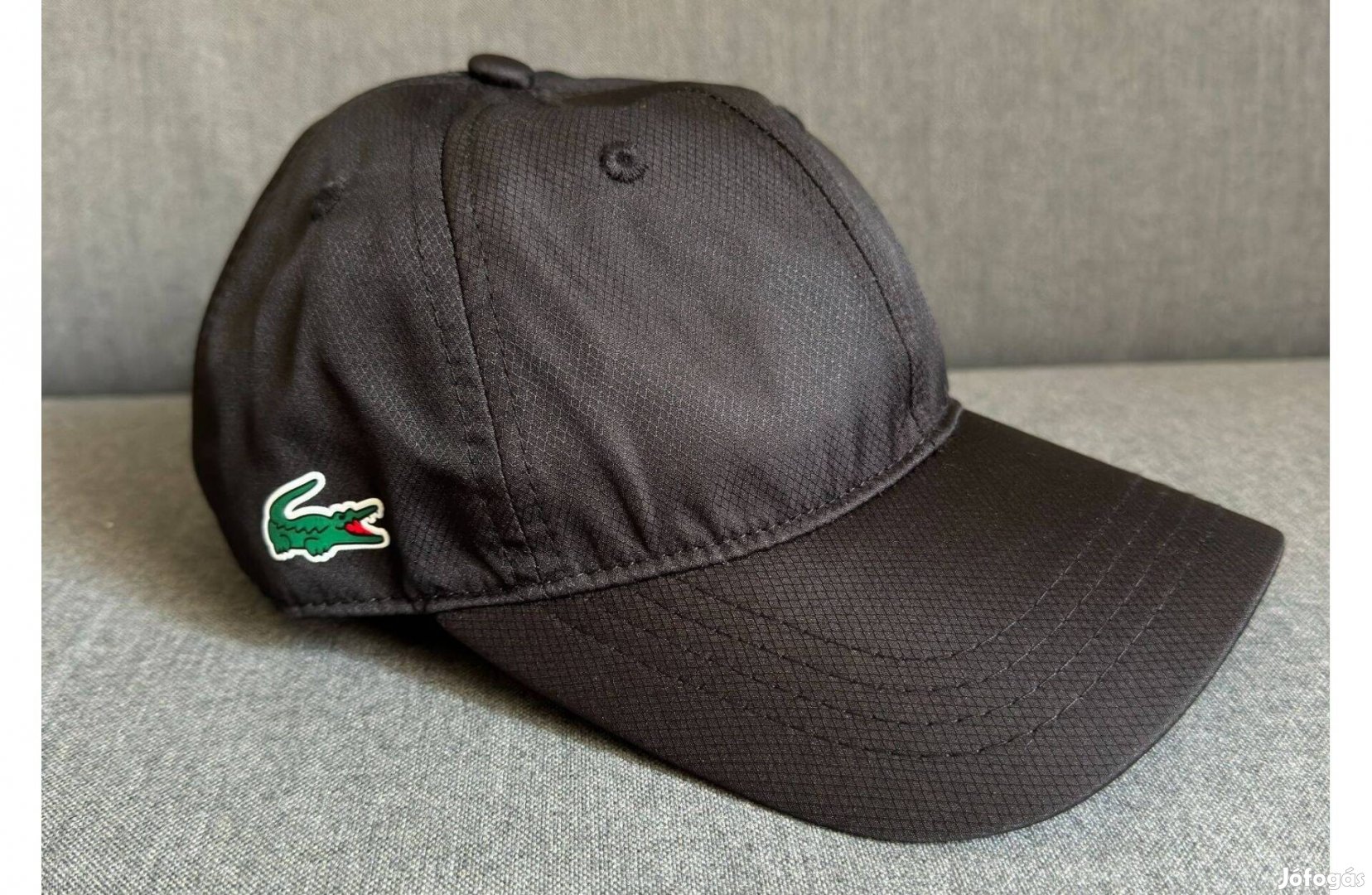Uj Lacoste Baseball Sapka Fekete Férfi Állítható Méret