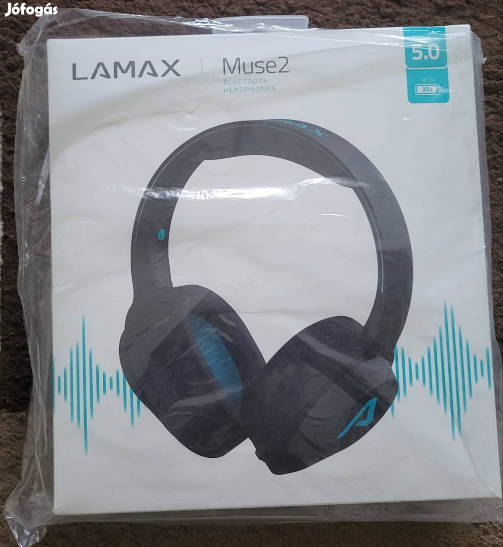 Új Lamax Muse2 Bluetooth fejhallgató (Ingyenes Foxpost)