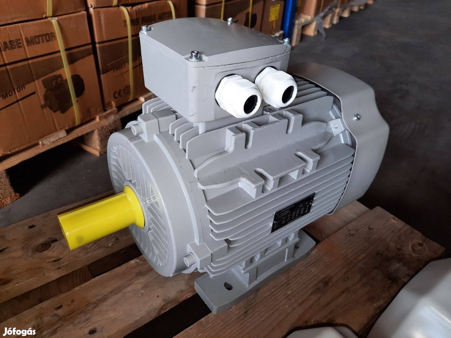 Új Lammers villanymotor 1,1kW, 2800, talpas (azonosító: 6529-6548)