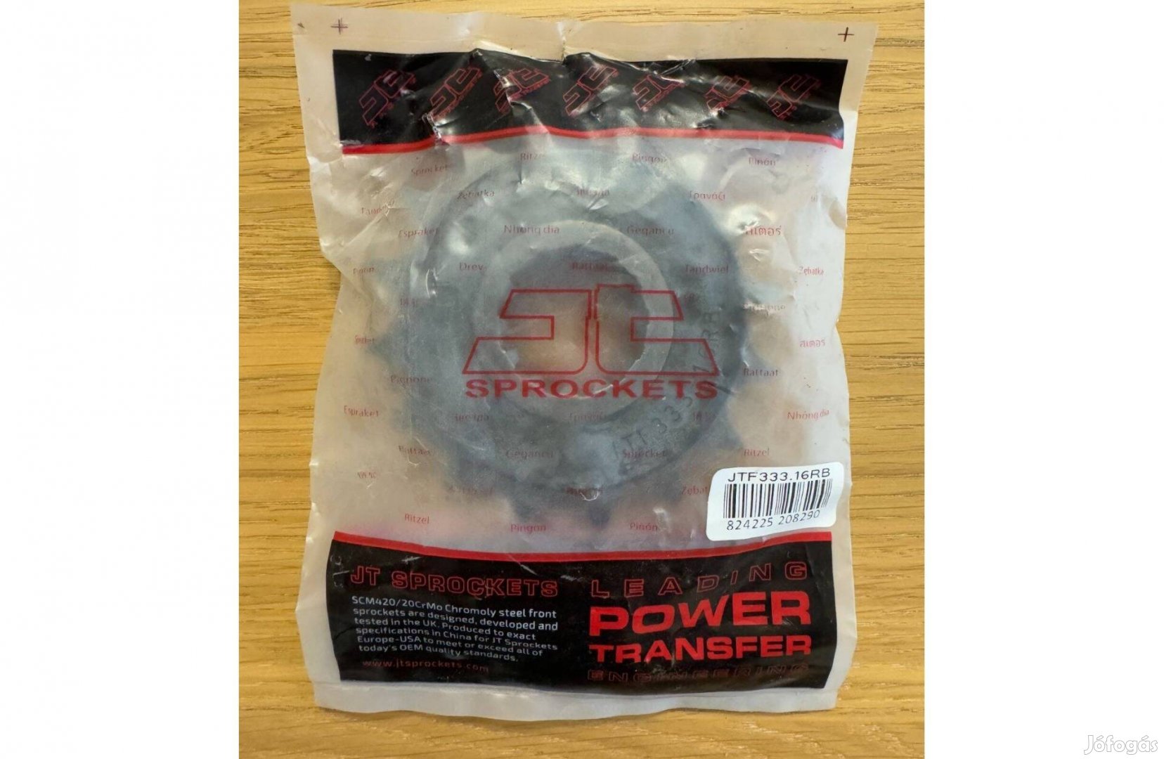 Uj Lancfogaskerek Jtsprockets Jtf333.16RB Kromacel