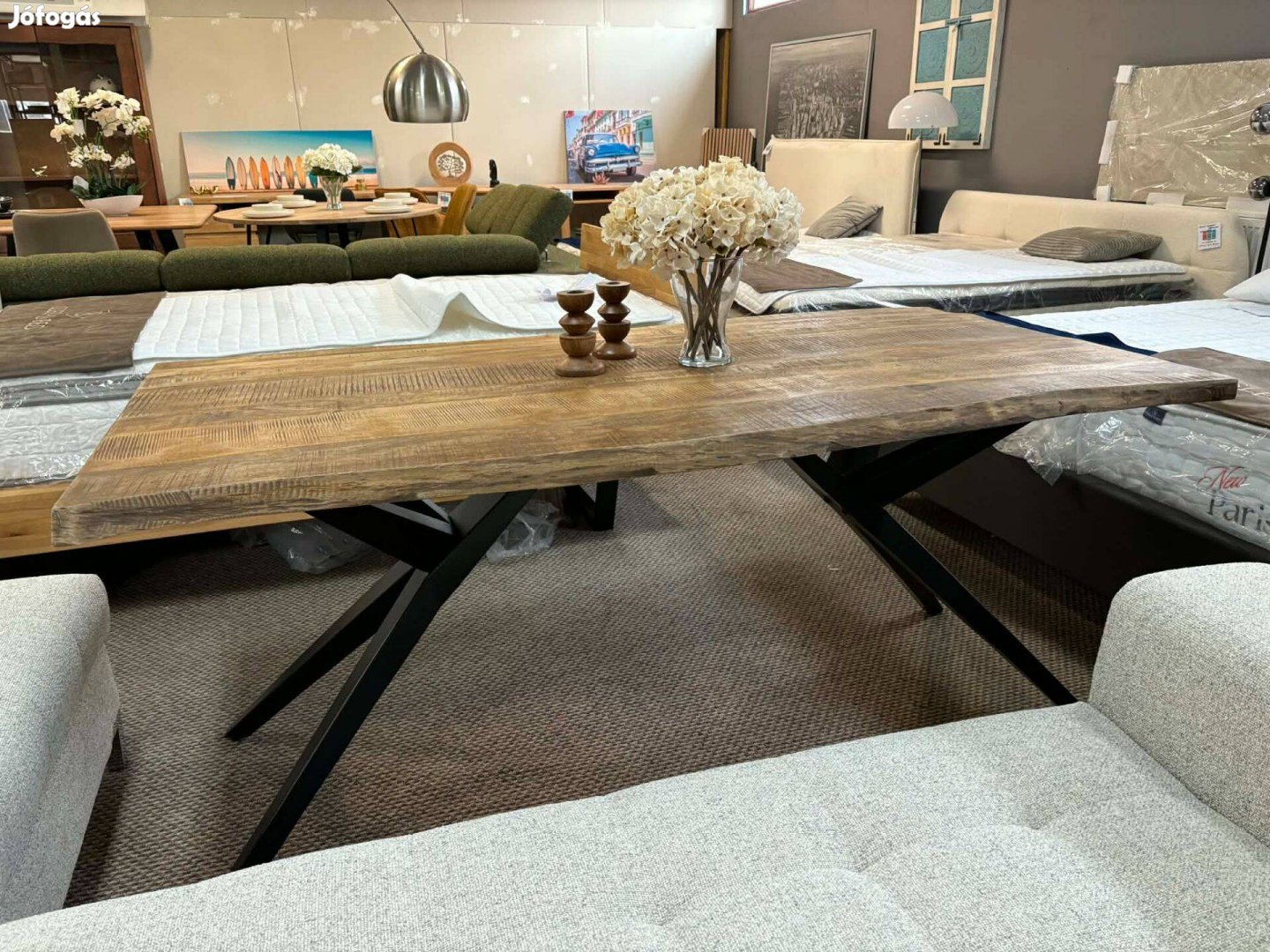 Új Landscape mangófa mangó asztal étkezőasztal ebédlőasztal