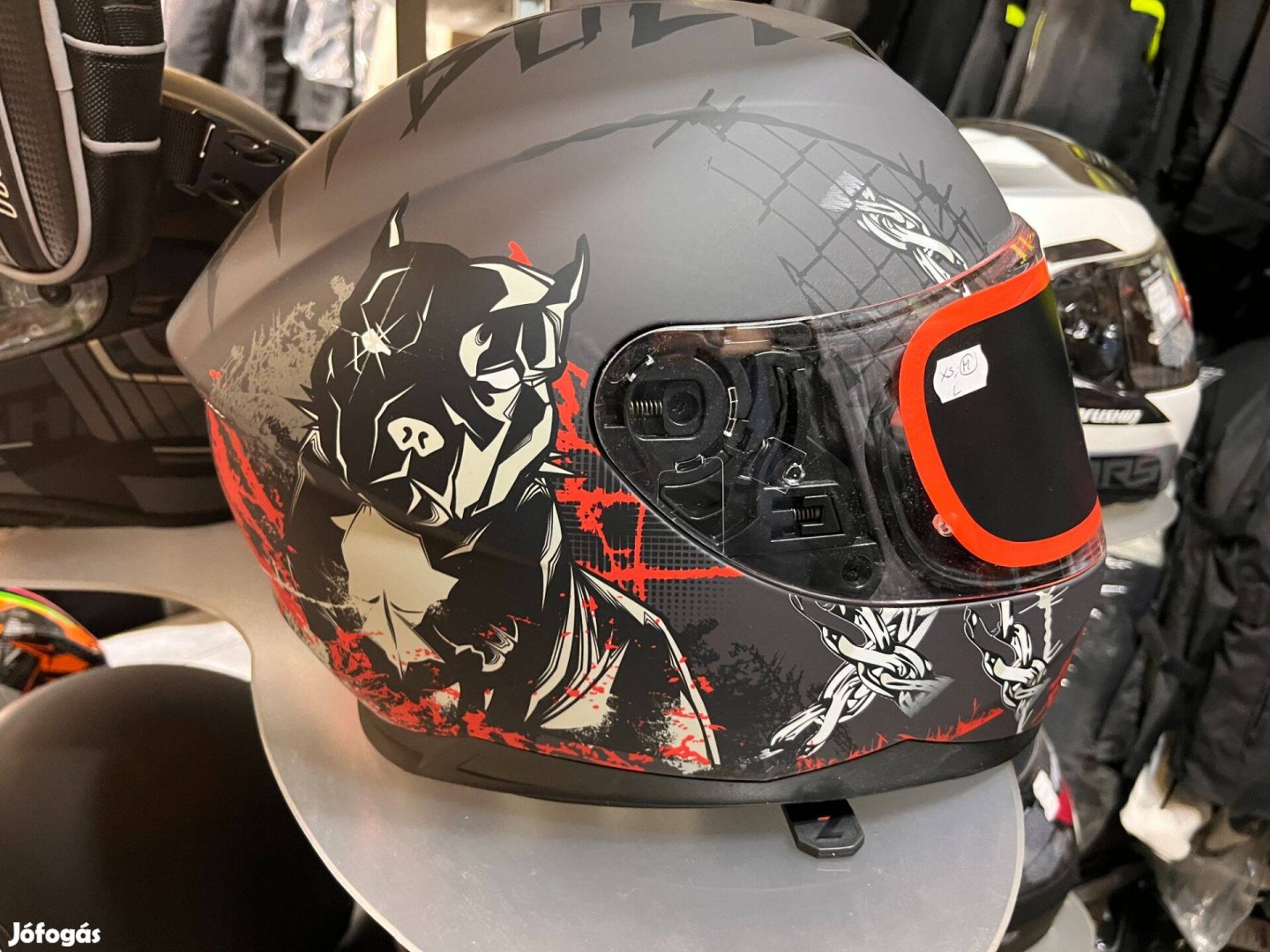 Új Lazer Lzr Pitbull napszemüveges bukósisak akció! Akciós