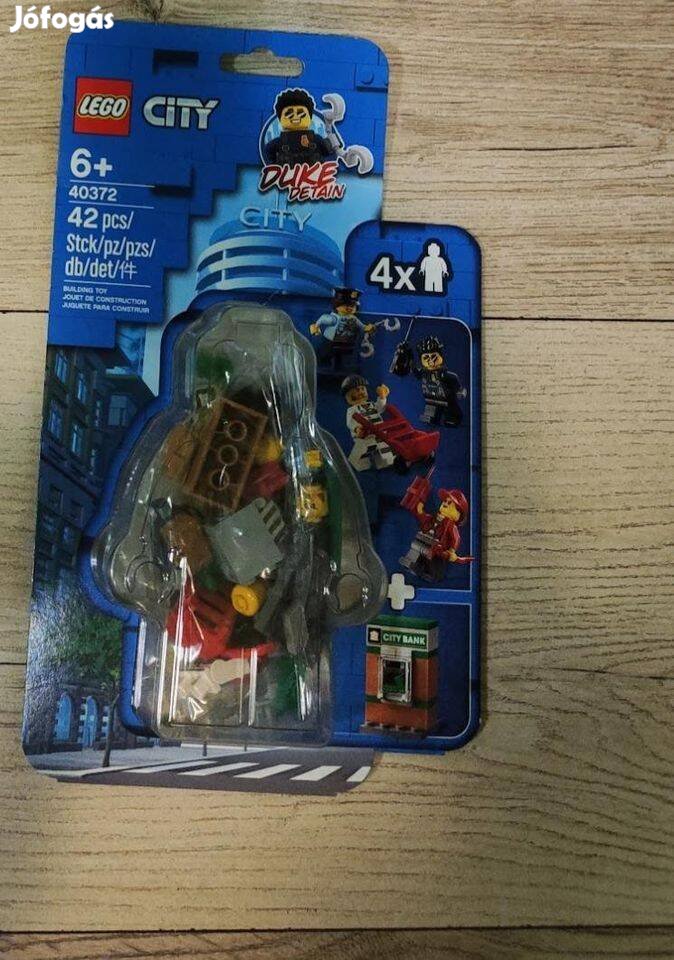 Új Lego City 40372 4x minifigura közte Duke Detain figurával