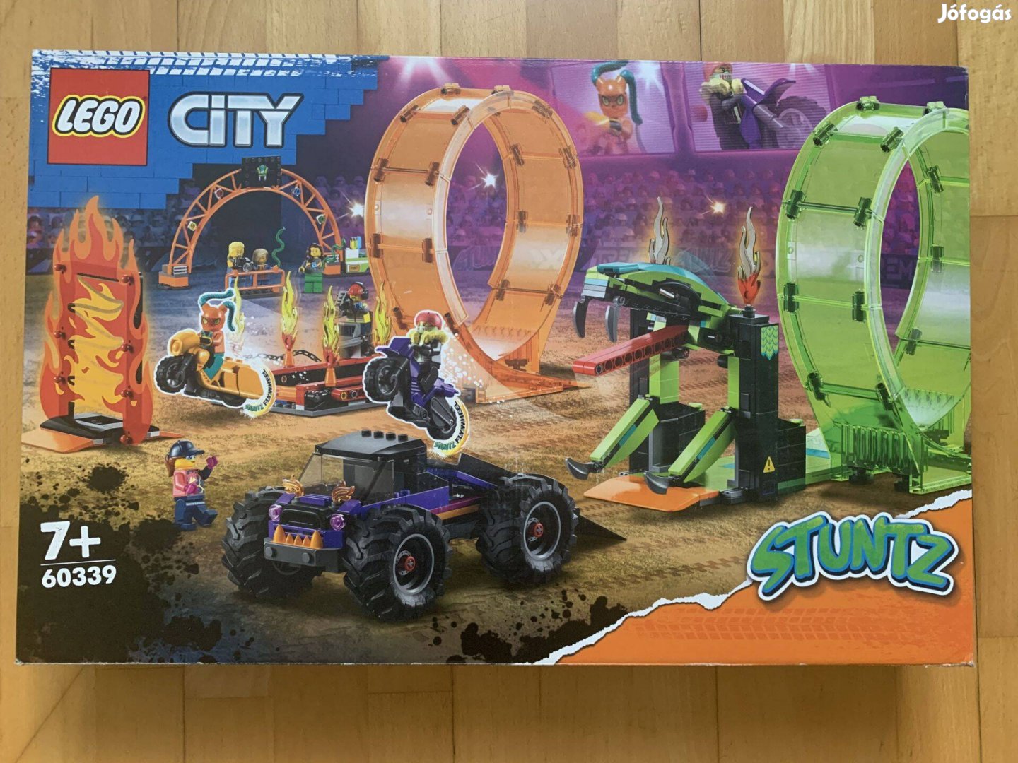 Új Lego City Stuntz 60339 Kaszkadőr Aréna Dupla Hurokkal Bontatlan!!!