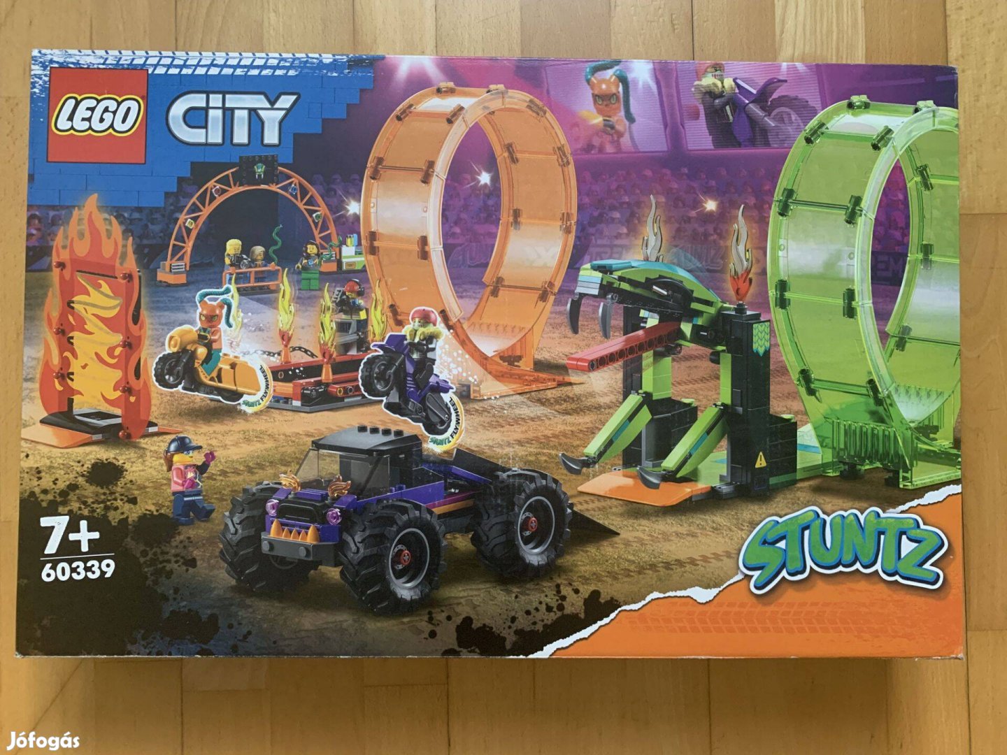 Új Lego City Stuntz 60339 Kaszkadőr Aréna Dupla Hurokkal Bontatlan!!!