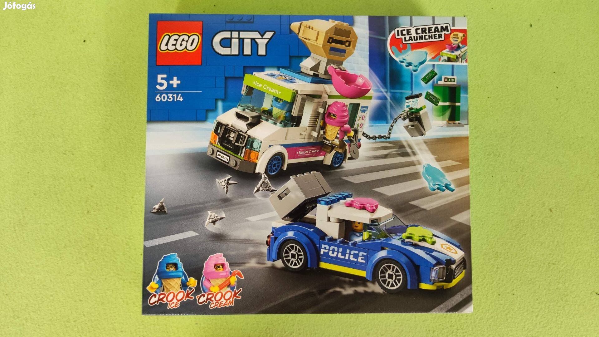 Új Lego City - Fagylaltos kocsi rendőrségi üldözés 60314