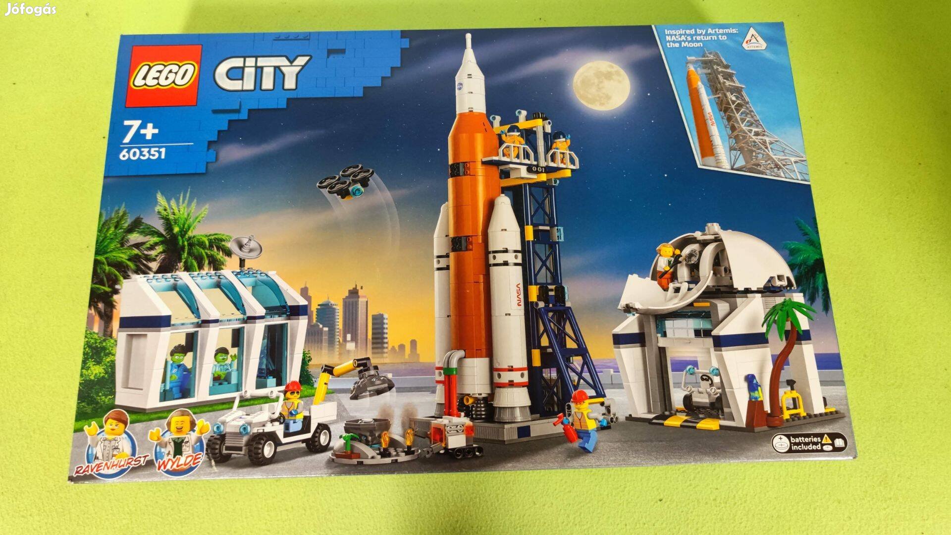 Új Lego City - Rakétakilövő központ űrhajó 60351