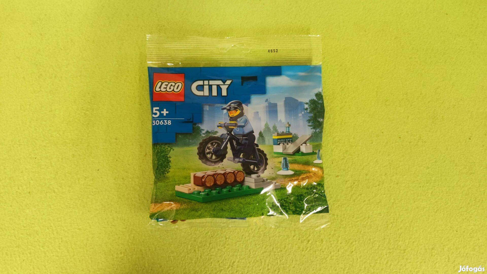 Új Lego City - Rendőrségi kerékpáros tréning motor 30638