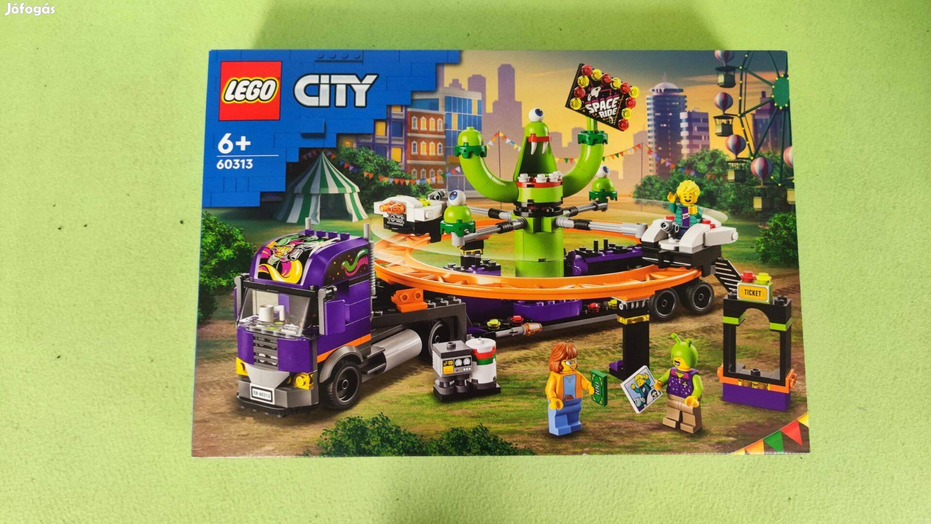 Új Lego City - Űrutazós élmény teherautó kamion vidámpark 60313