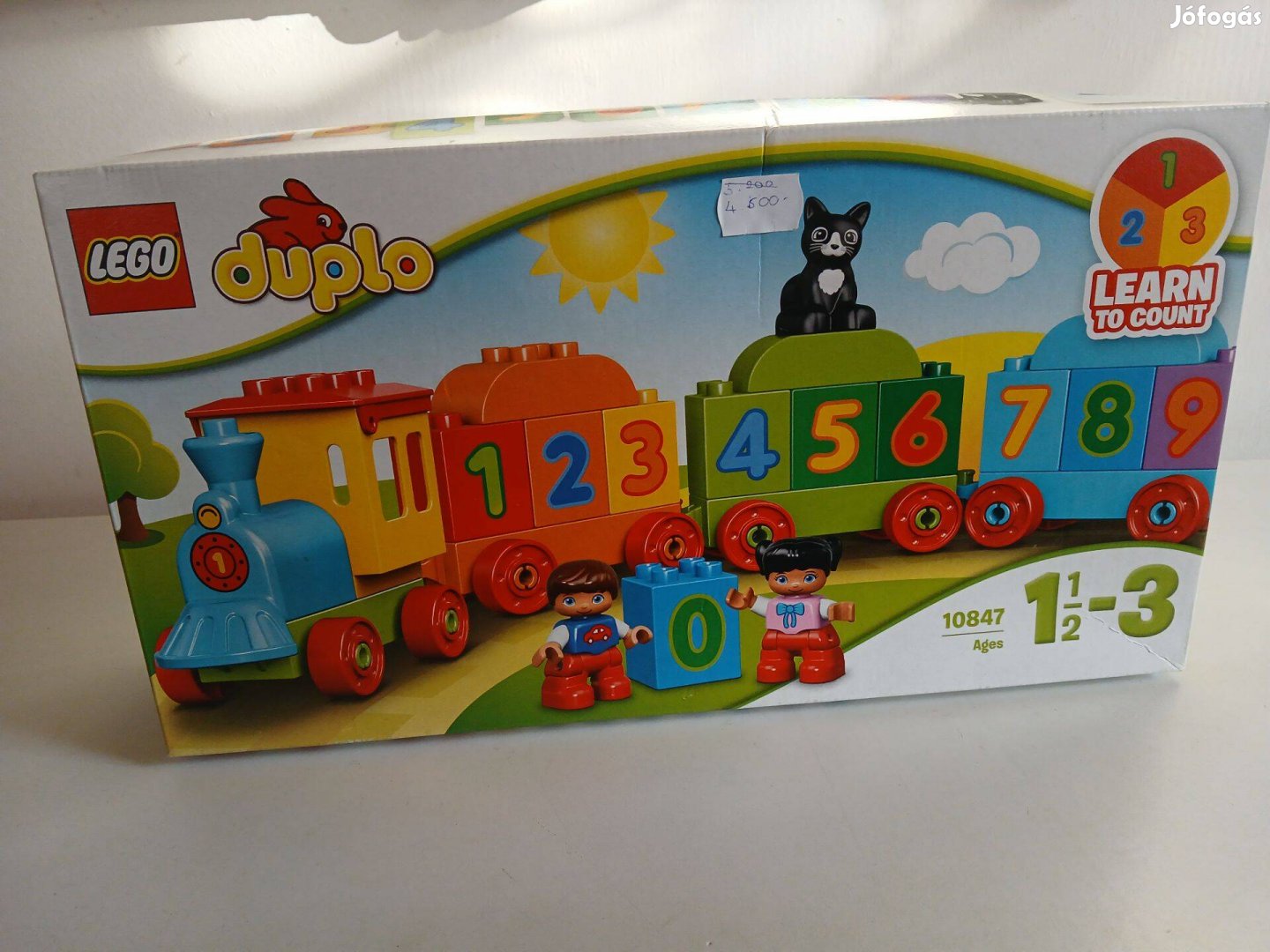 Új Lego Duplo 10847 számvonat