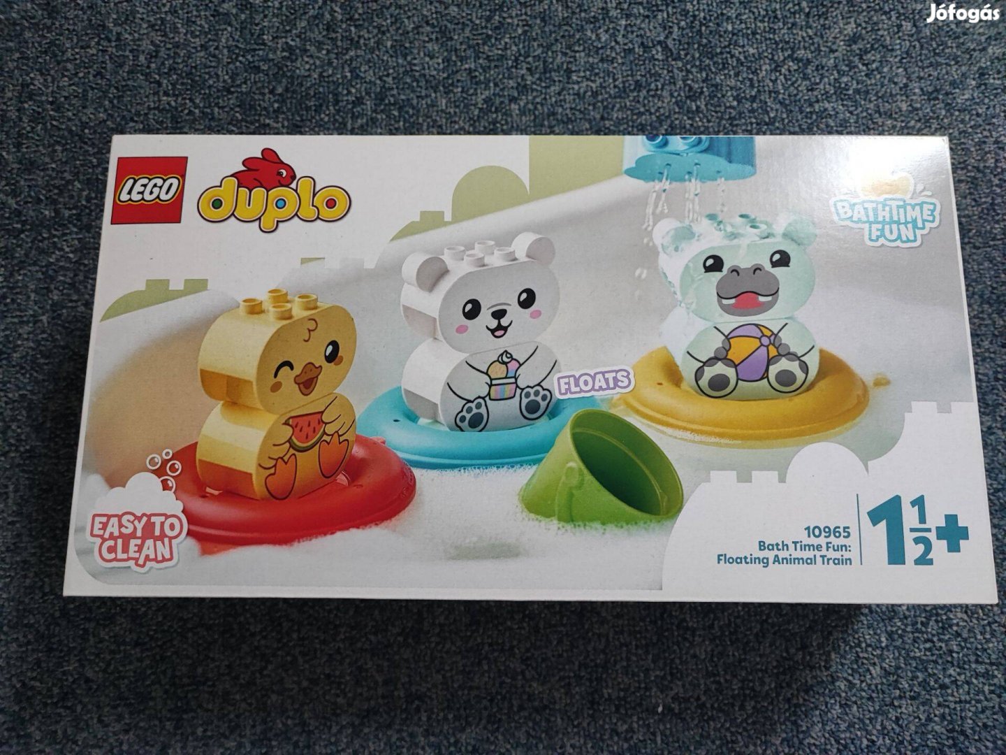 Új Lego Duplo - Vidám fürdetéshez: úszó állatos vonat - 10965