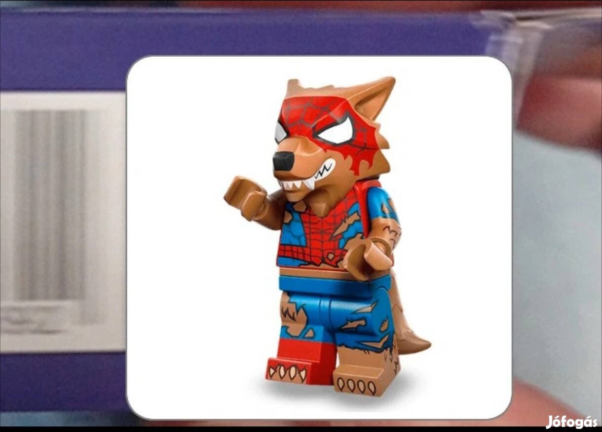Új Lego Farkas Spider Man minifigura.