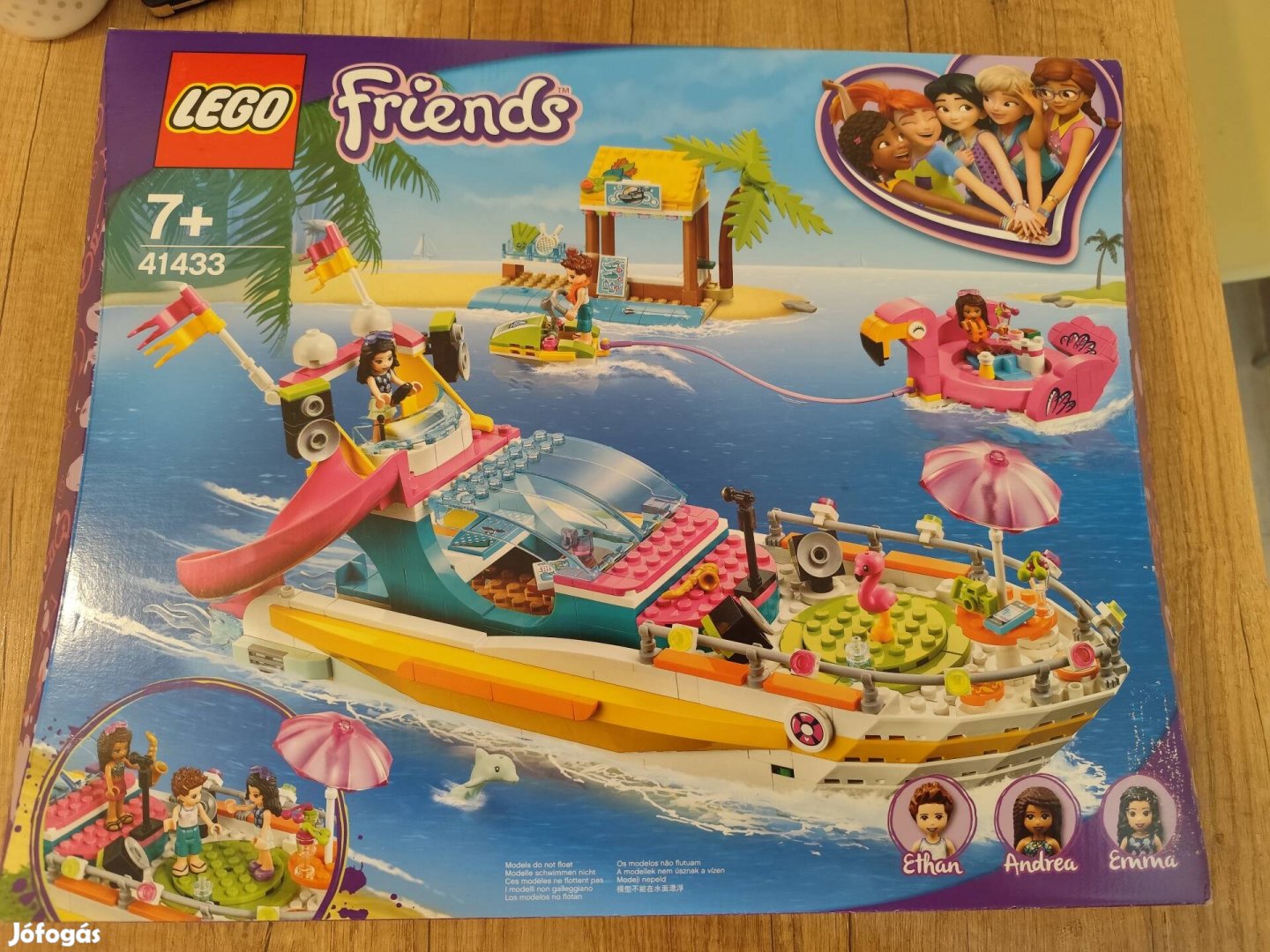 Új Lego Friends 41433 Bulihajó 