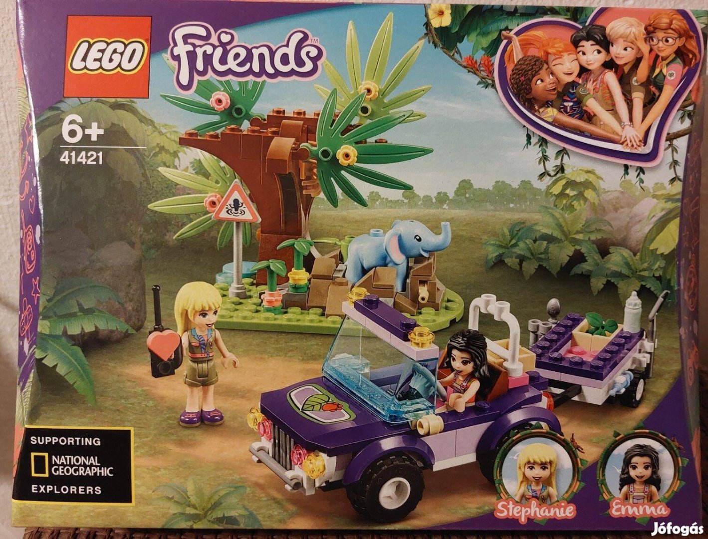 Új Lego Friends Kiselefánt mentő akció 41421