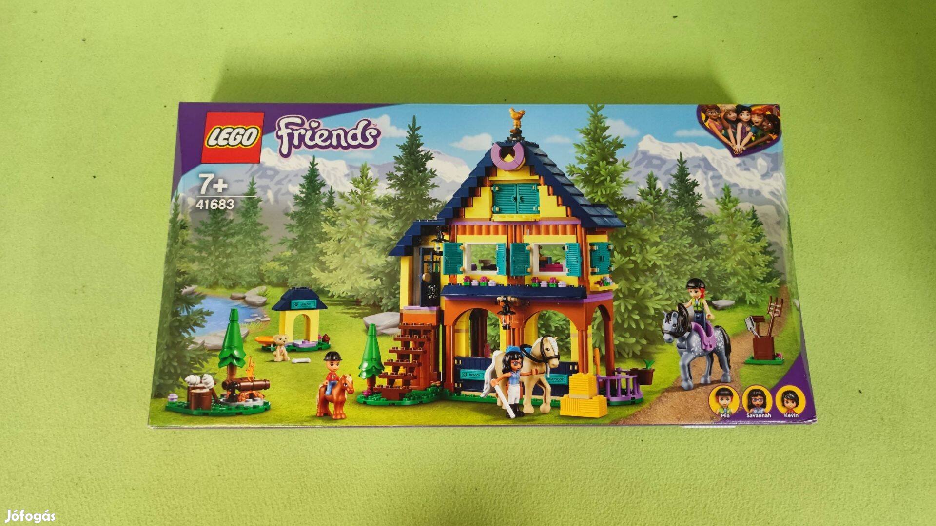 Új Lego Friends - Erdei lovaglóközpont ló lovas 41683