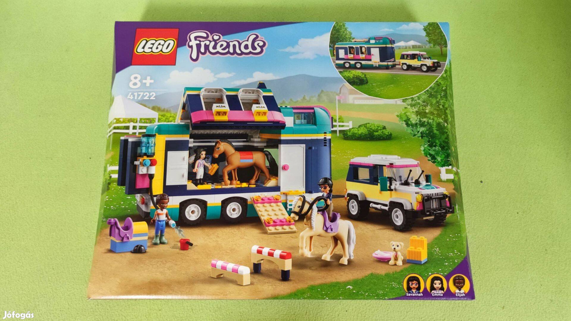 Új Lego Friends - Lovas parádé utánfutó ló lovaglás 41722
