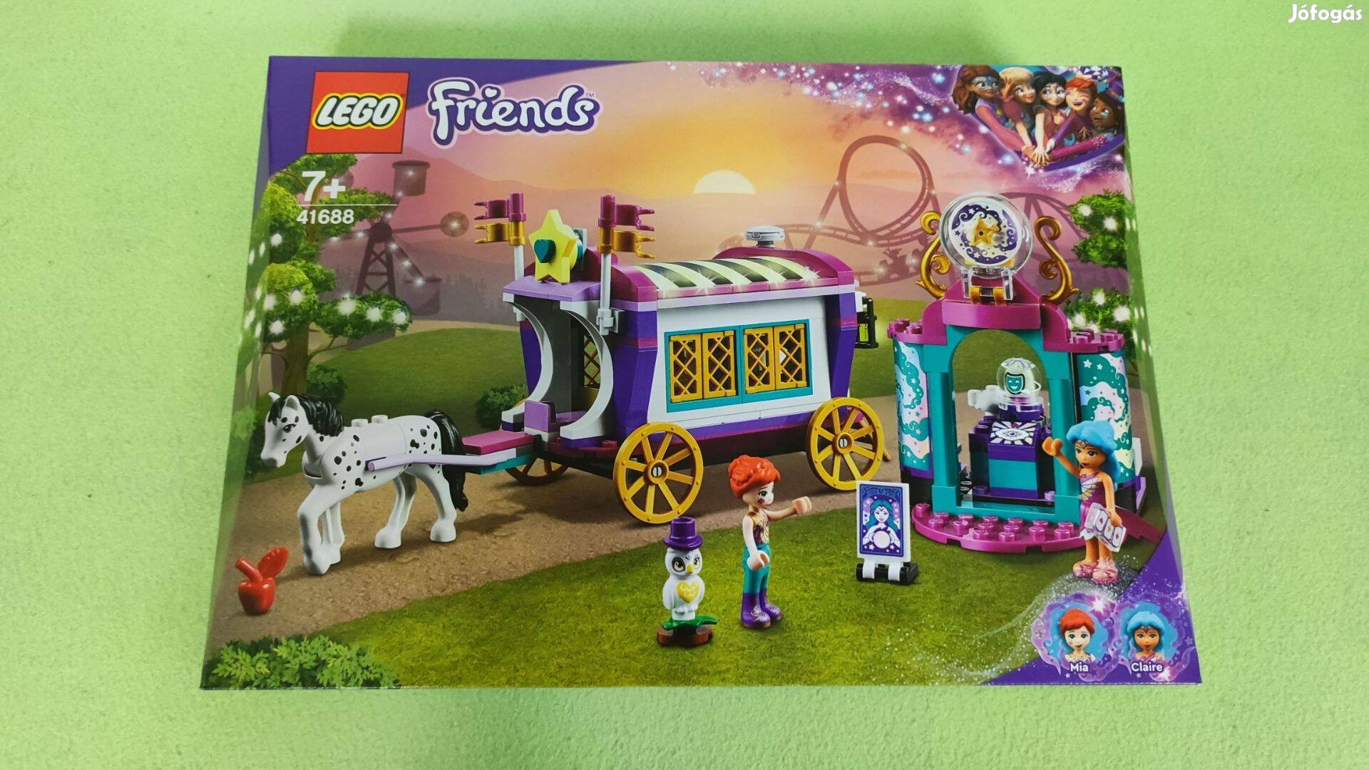 Új Lego Friends - Varázslatos lovas karaván lovaskocsi ló 41688