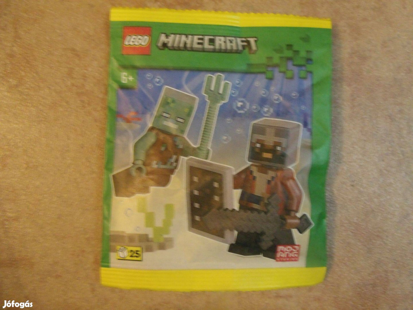 Új Lego Minecraft 662405 Drowned Zombie és Hero bontatlan