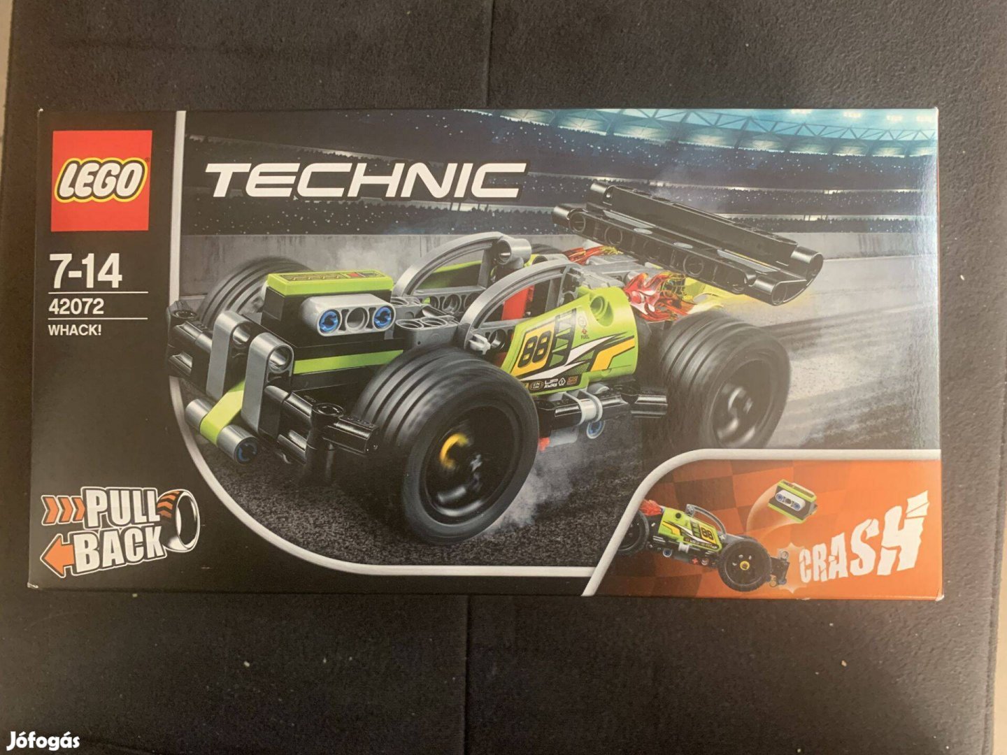 Új Lego Technic 42072 Whack! Ütköztethető Versenyjármű