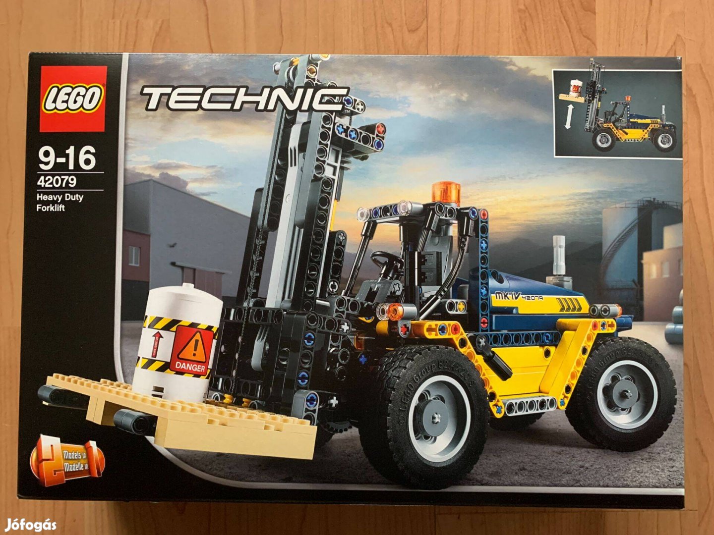 Új Lego Technic 42079 Nagy Teherbírású Villástargonca