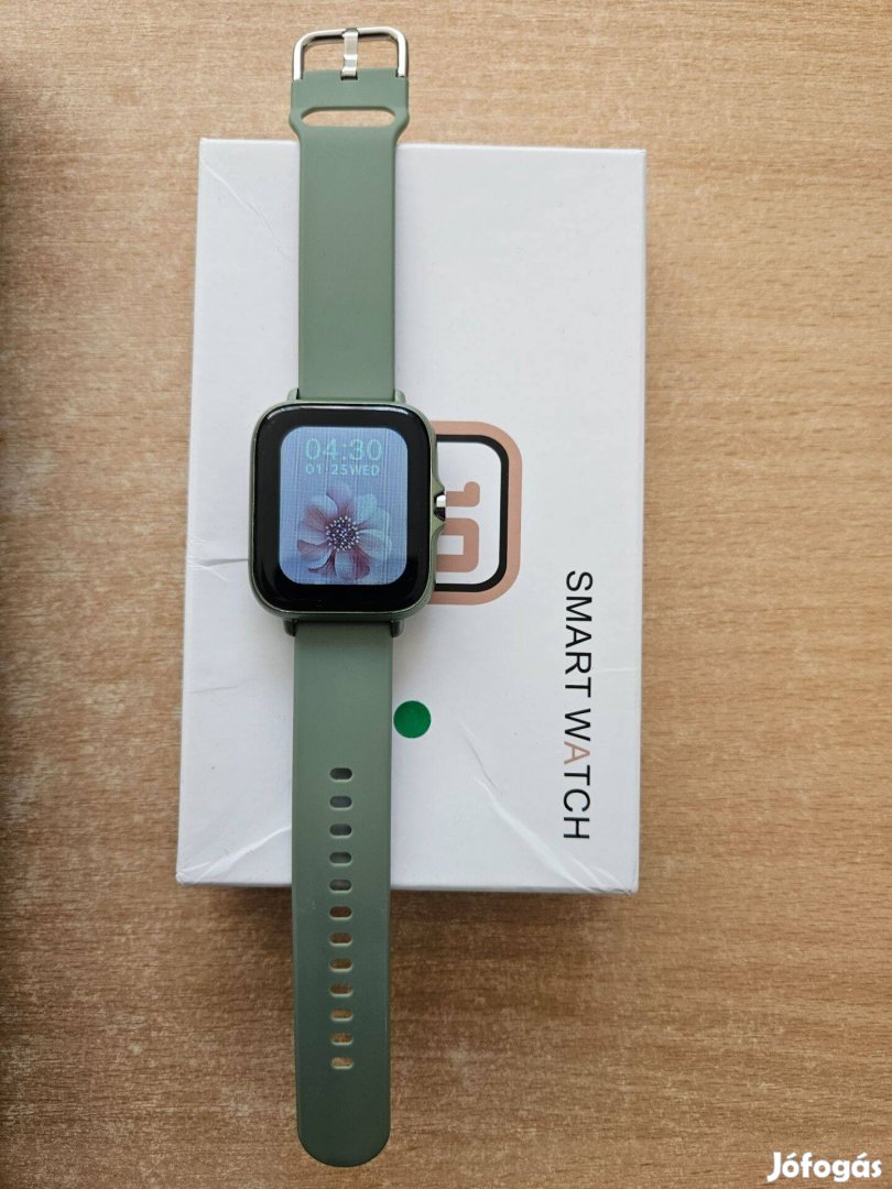 Új Lemfo Ewatch okosóra (zöld), akár telefon nélkül használható (dátum