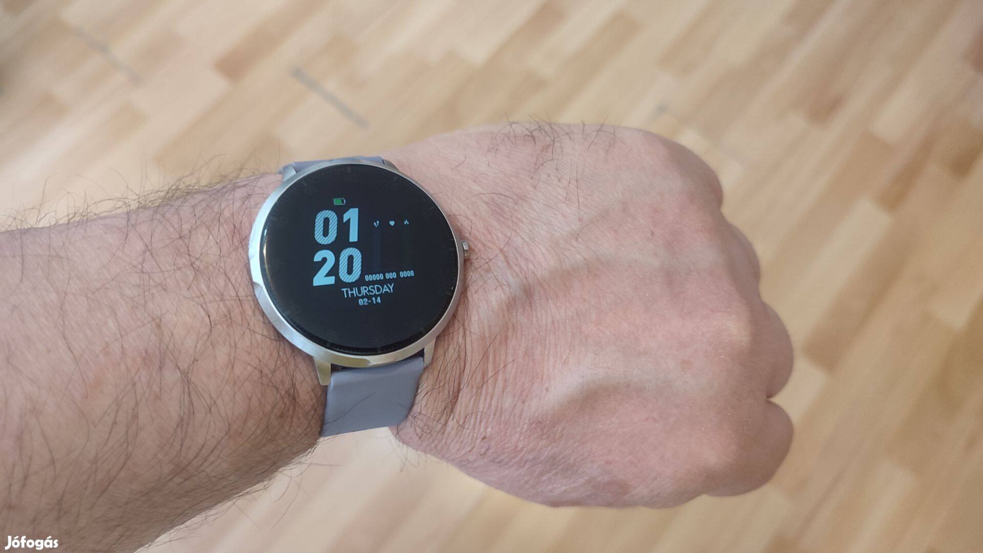Új Lemfo K16 Smartwatch, elegáns, vékony fémház, jobb vízállóság, Magy