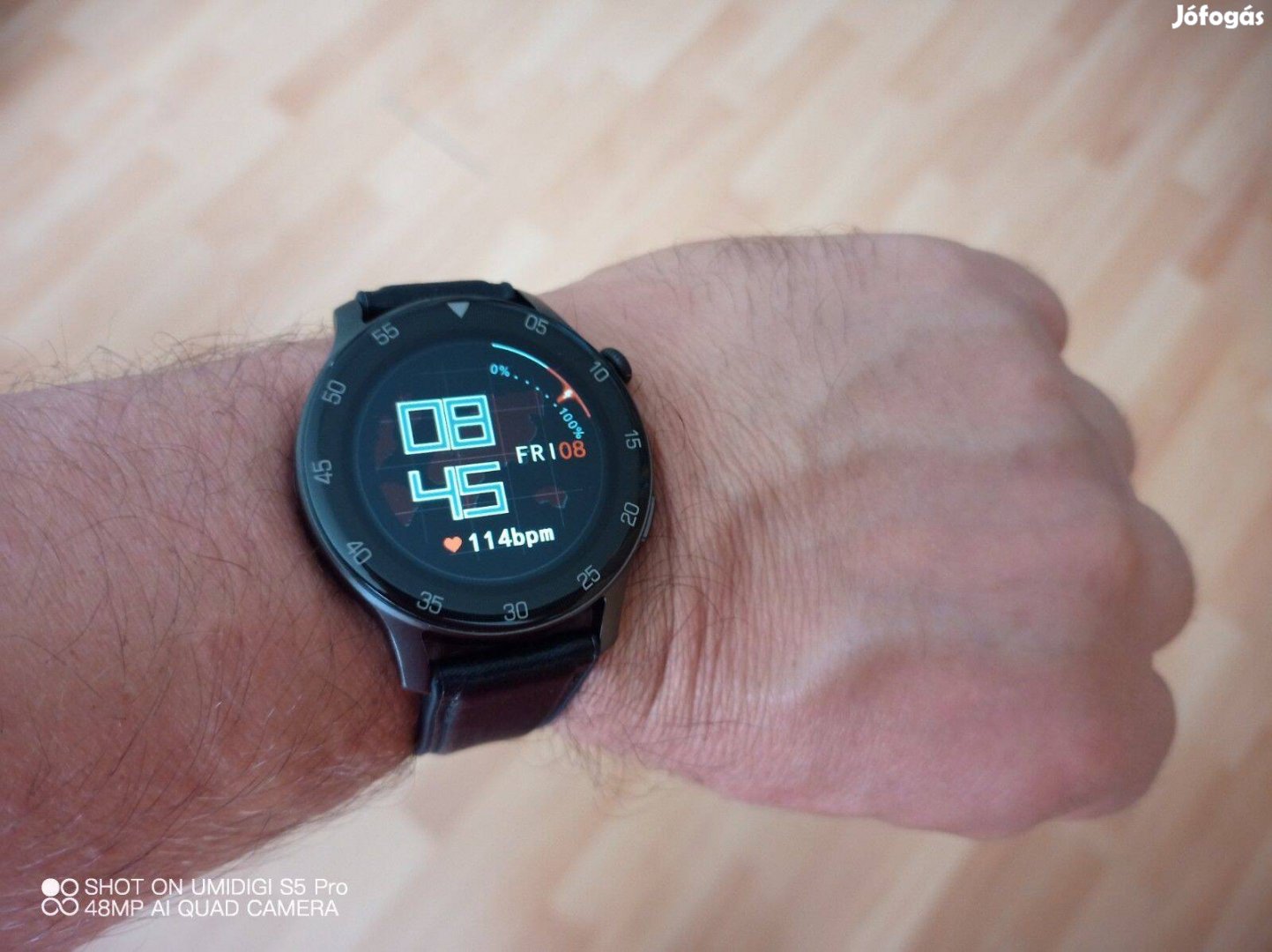 Új Lemfo Watch GT3, gyönyörű, slim fémházas okosóra, sok funkcióval. F