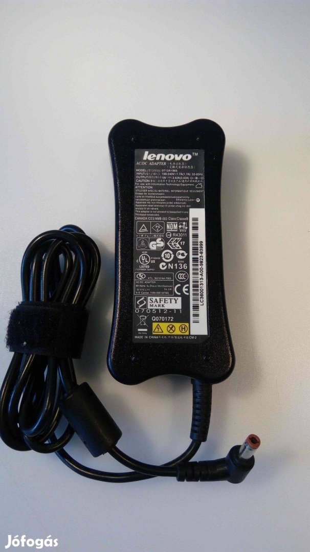 Új Lenovo 19V 3.42A 0712a1965 notebook laptop hálózati adapter töltő