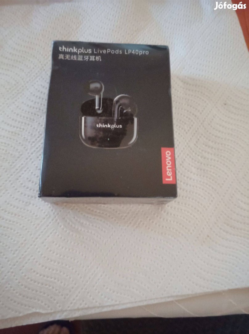 Új Lenovo LP40 Pro vezeték nélküli bluetooth headset, fülhallgató,