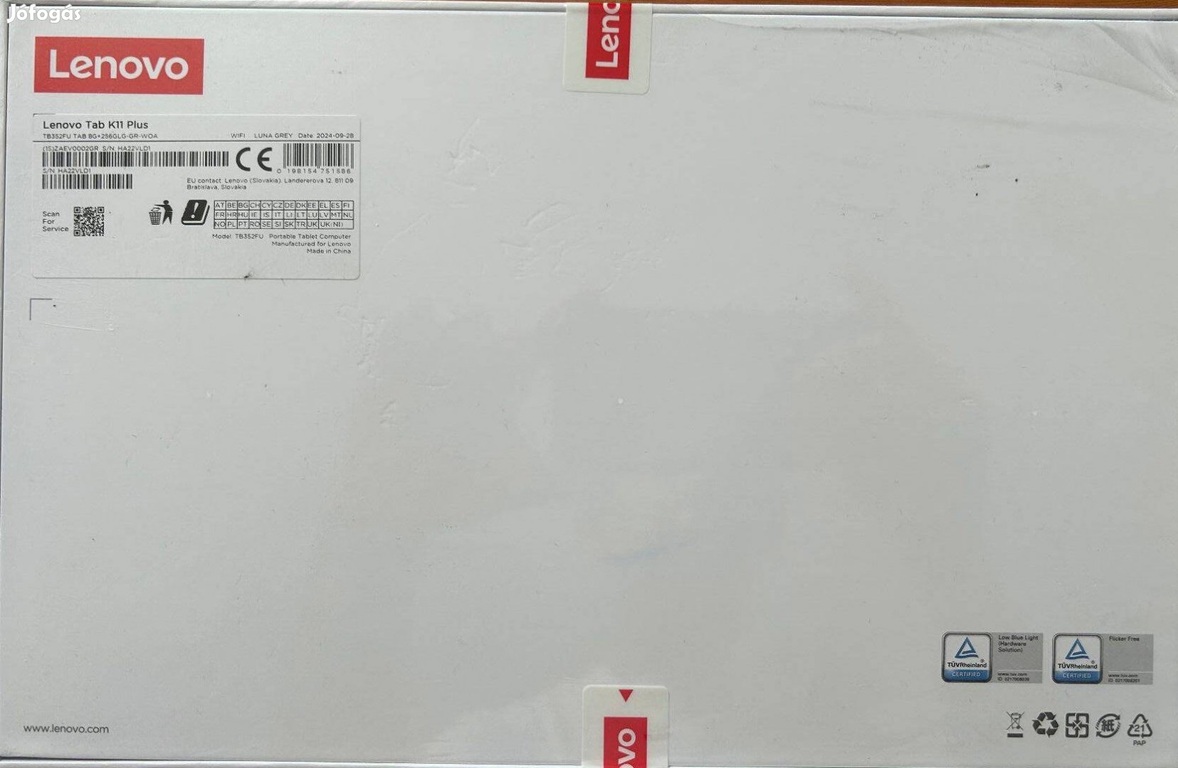 Új Lenovo Tab K11 Plus