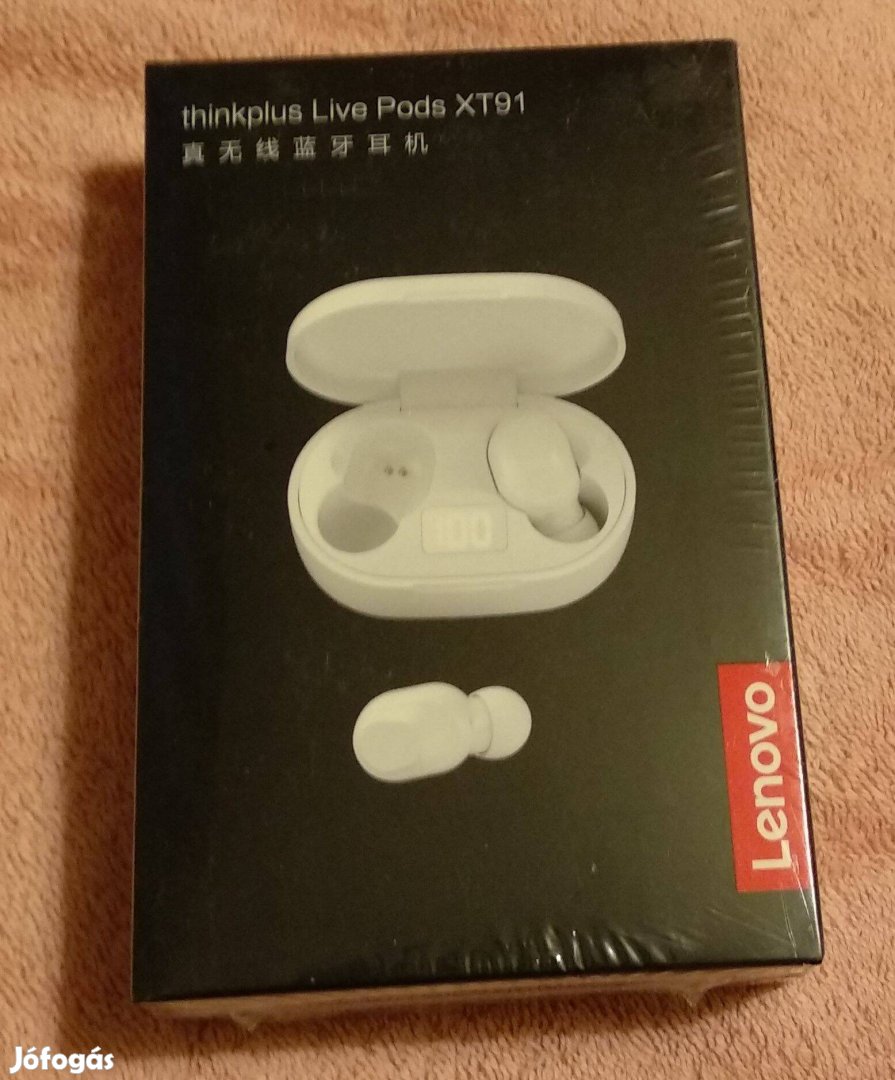 Új Lenovo XT91 vezeték nélküli earbuds (Bluetooth fülhallgató)