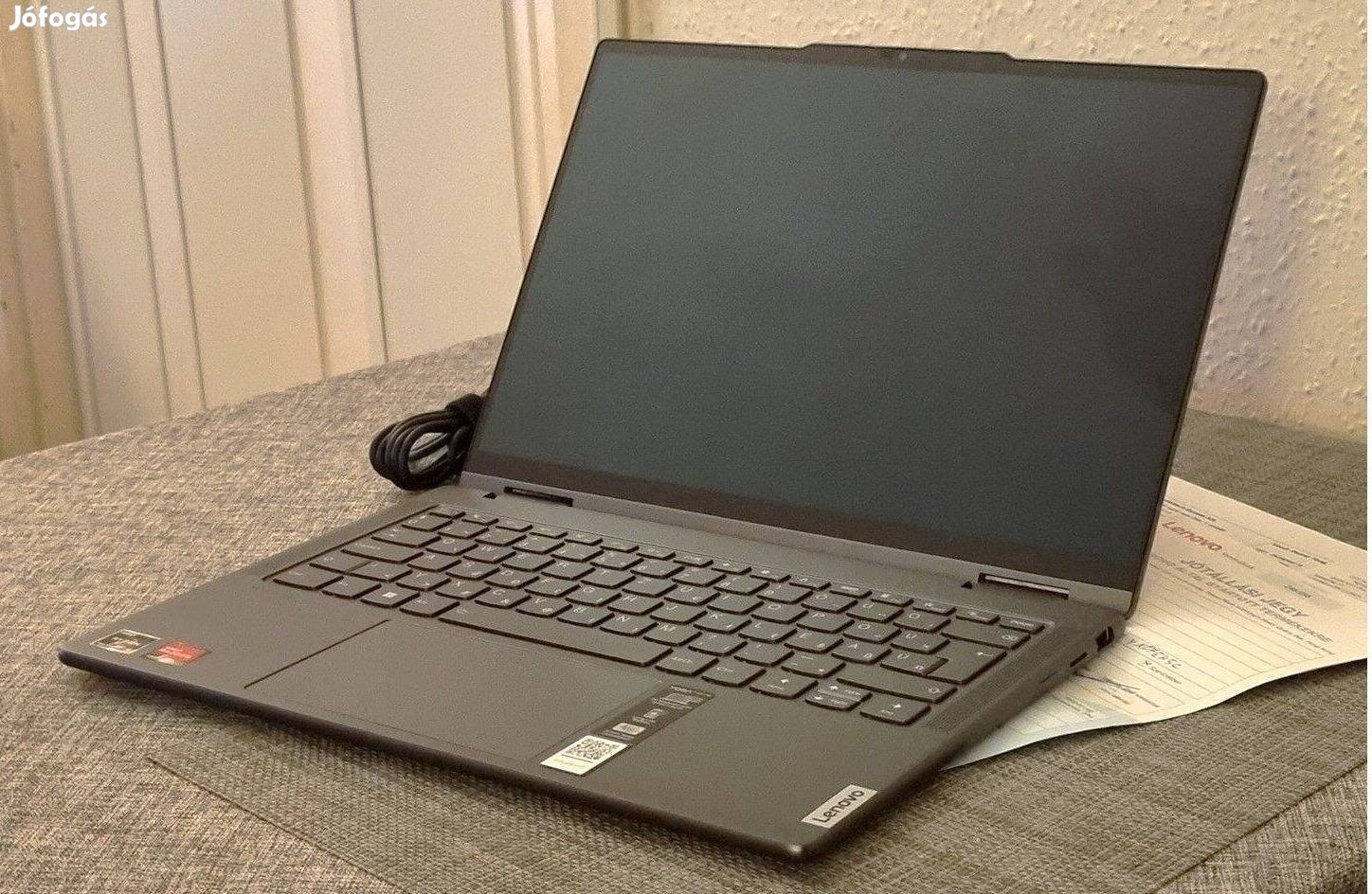 Új Lenovo Yoga 7 Notebook érintőképernyővel, táblagép funkcióval