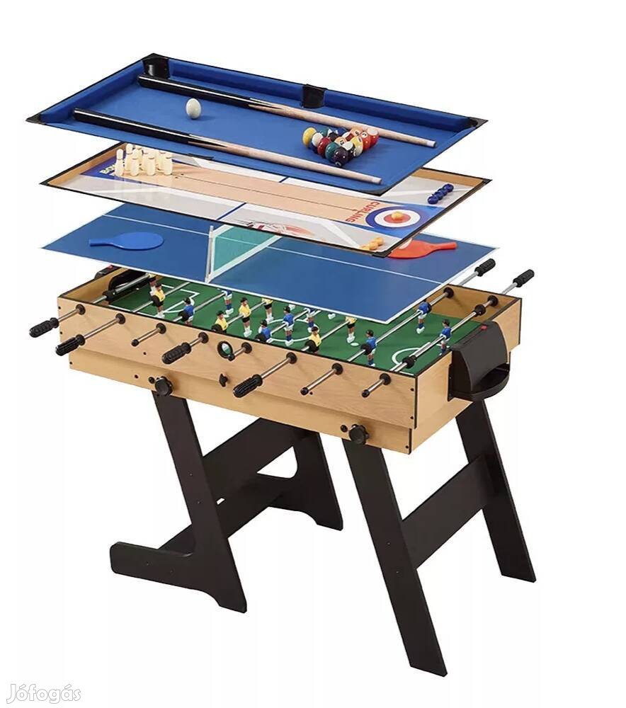 Új Leziter 4 Az 1-Ben Játékasztal Fél Ár Alatt