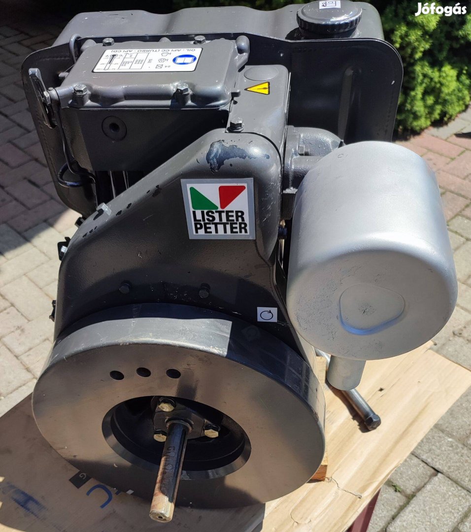 Új Lister Petter Stabil Diesel Motor LV1 7,4KW-os 10LE 25,4mm