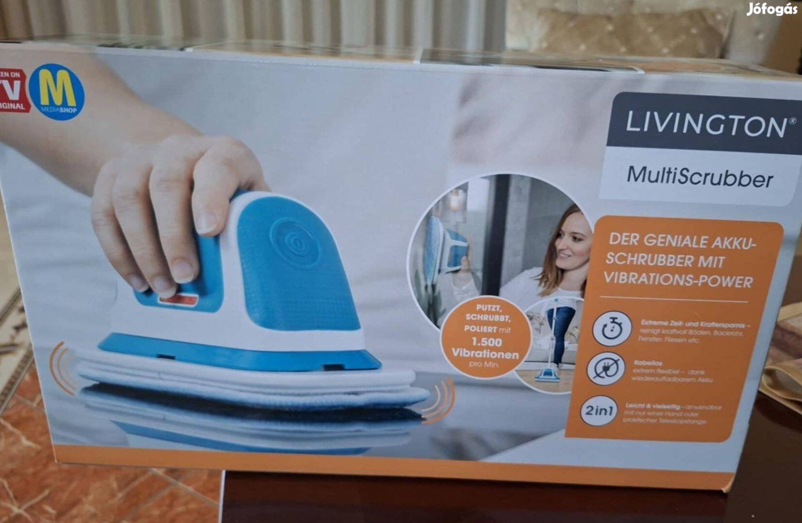 Új Livington Multi Scrubber akkumulátoros súroló