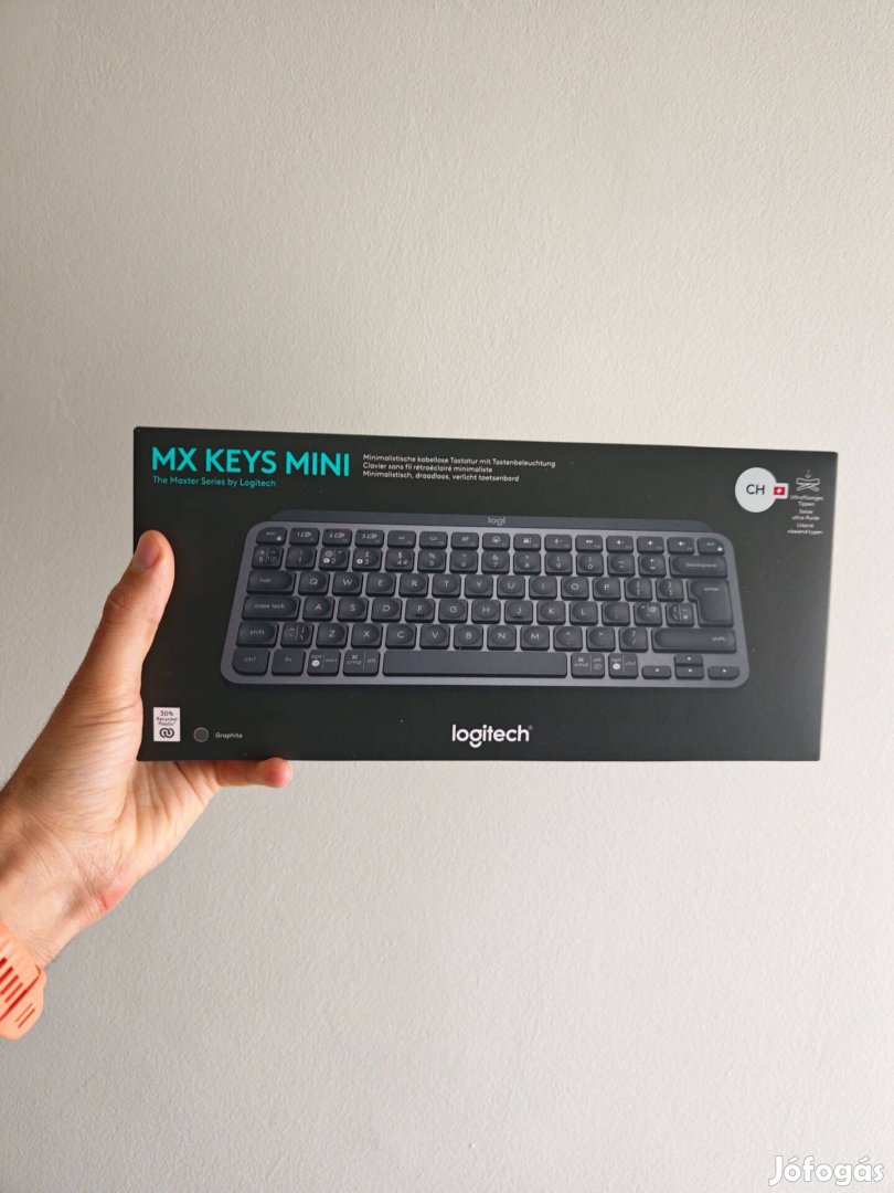 Új Logitech MX Keys Mini billentyűzet vezeték nélküli