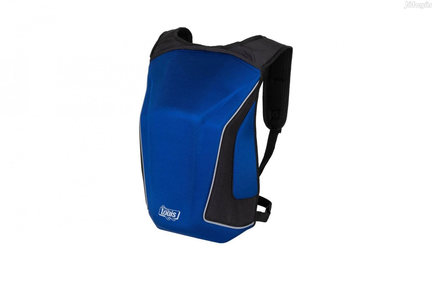 Új Louis kék színű, merevfalú motoros hátizsák (18 liter)