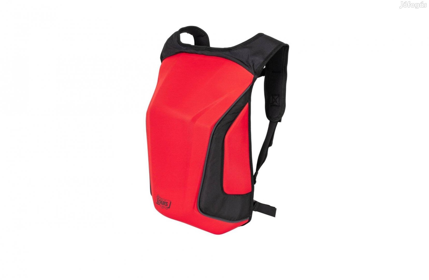 Új Louis piros színű, merevfalú motoros hátizsák (18 liter)