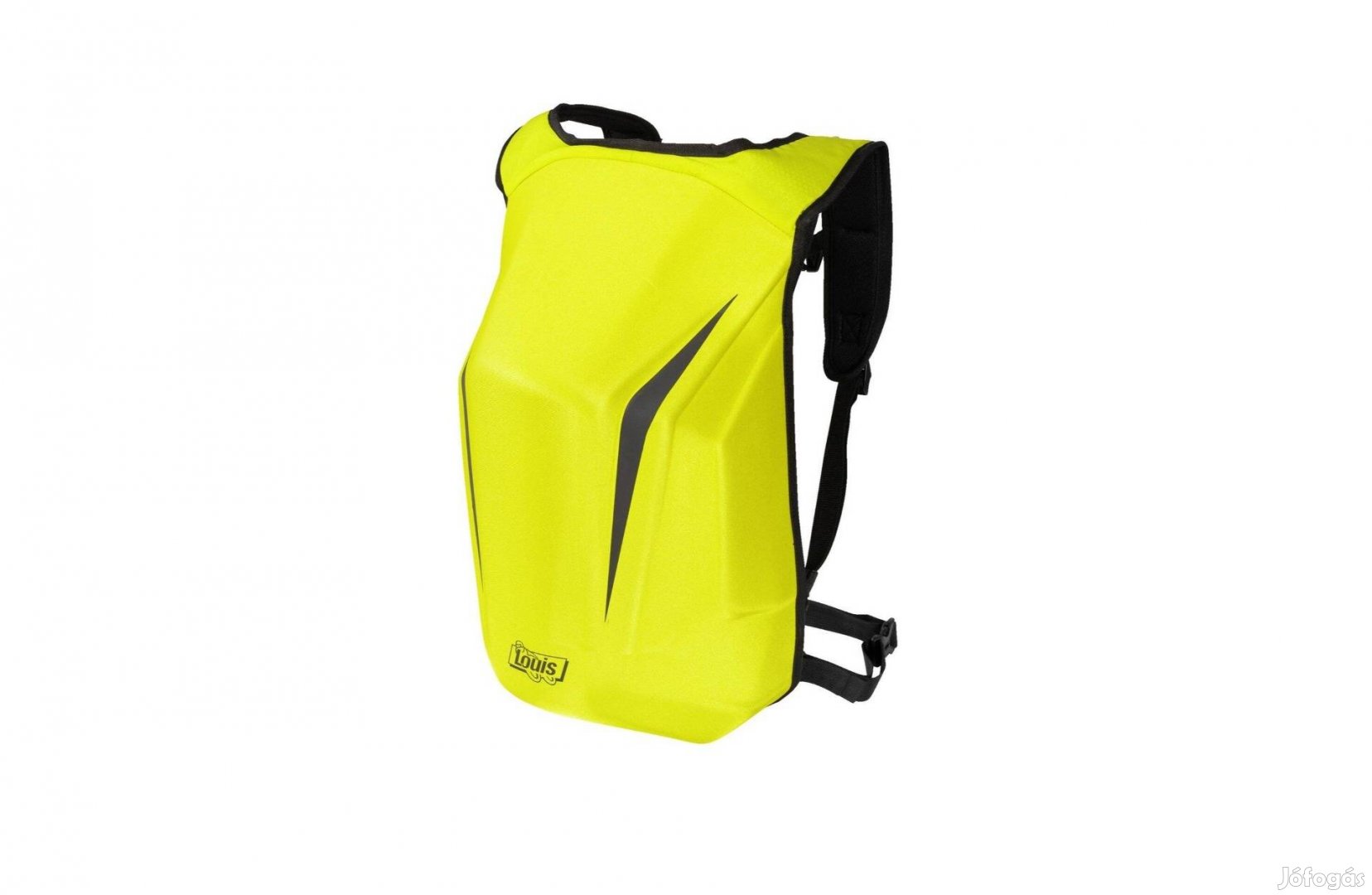 Új Louis sárga színű, merevfalú motoros hátizsák (18 liter)