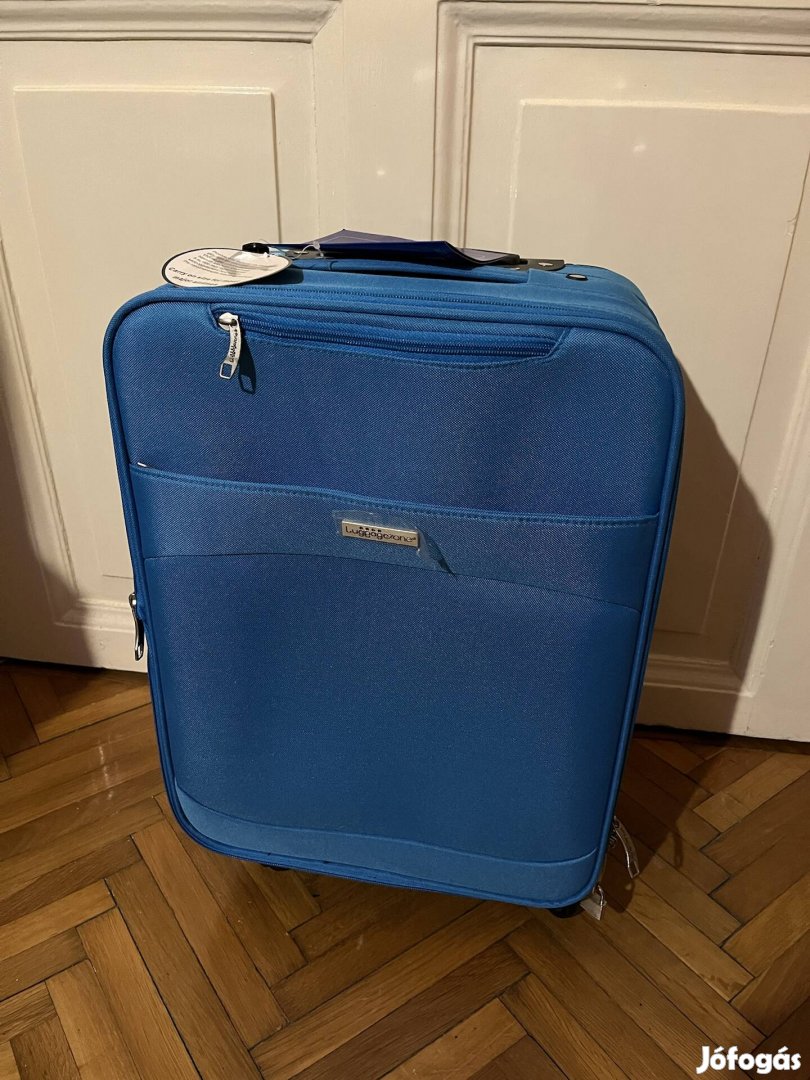 Új Luggagezone kék kabin bőrönd, poggyász