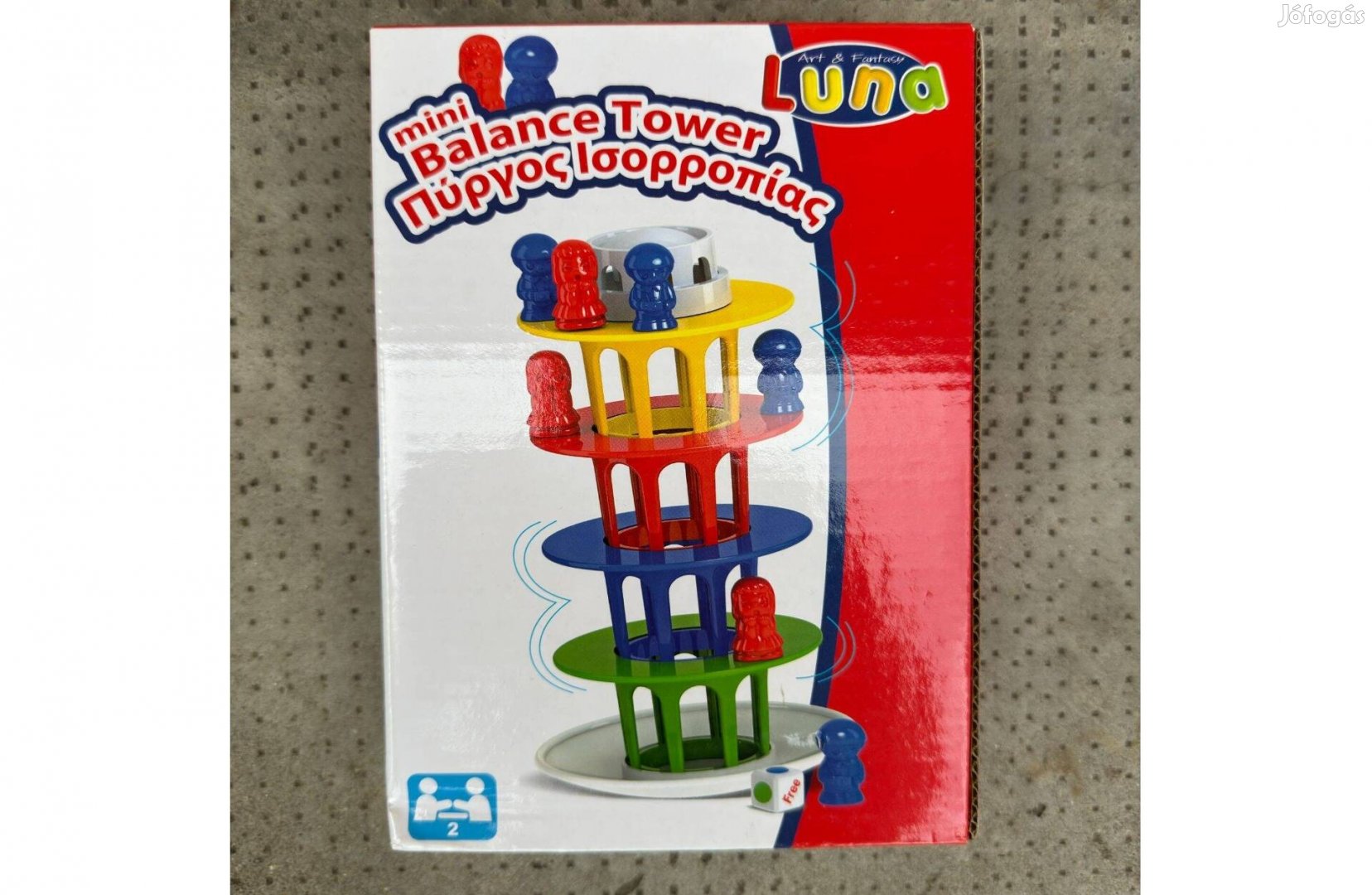 Uj Luna Mini Balance Tower Egyensuly Torony Tarsasjatek