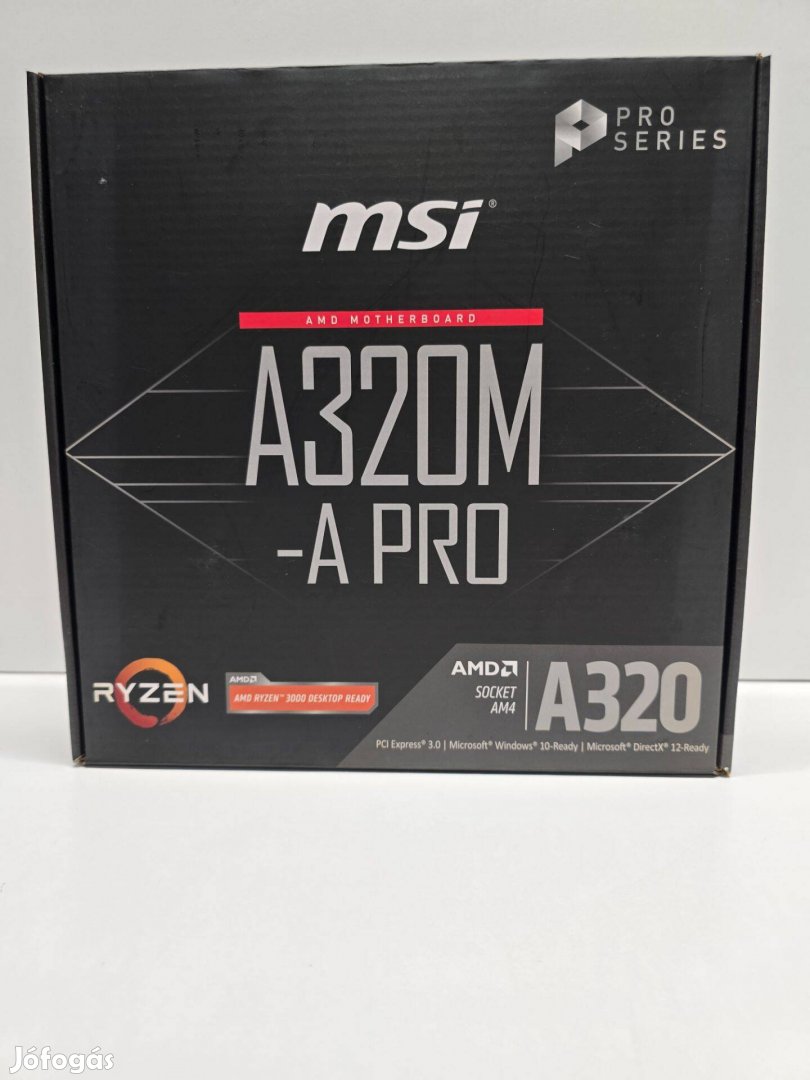 Új MSI A320M-A Pro Alaplap Socket AM4